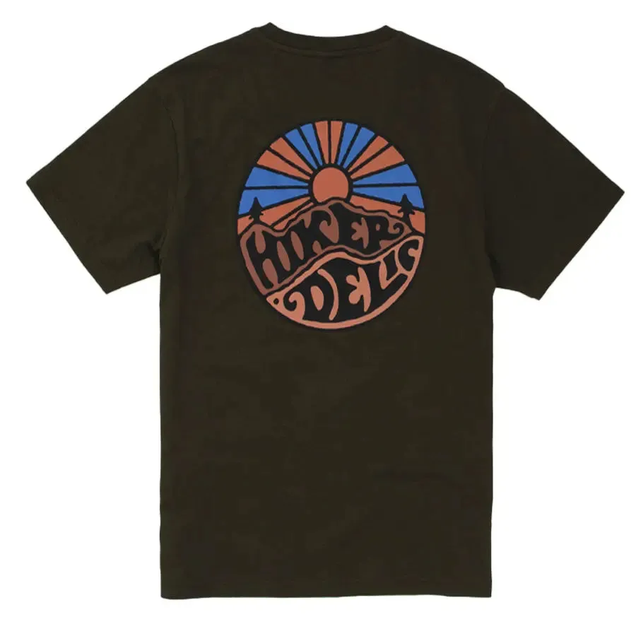 Hikerdelic Original Logo T-Shirt Military Green