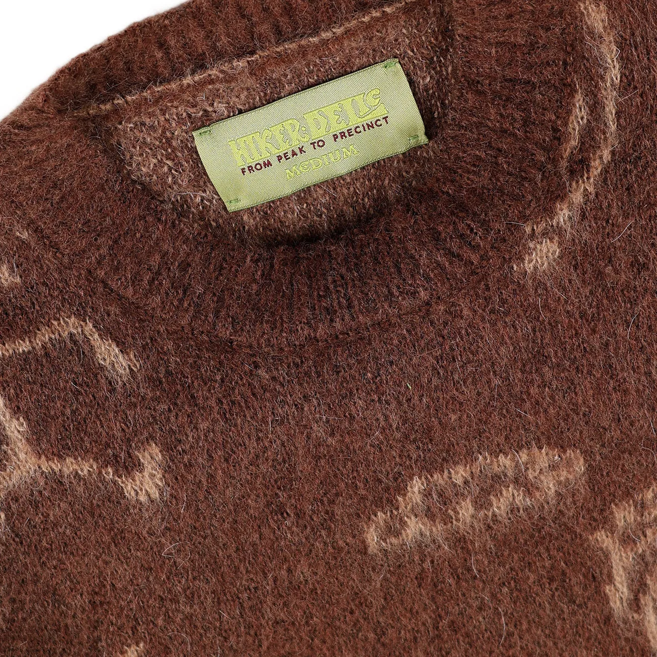 Hikerdelic Petroglyph Knitted Jumper Washed Bark