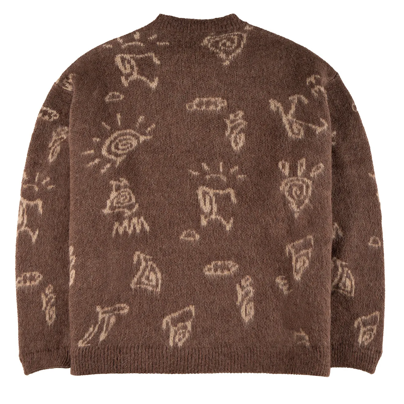 Hikerdelic Petroglyph Knitted Jumper Washed Bark