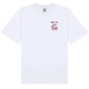 Hikerdelic Wave On SS T-shirt White