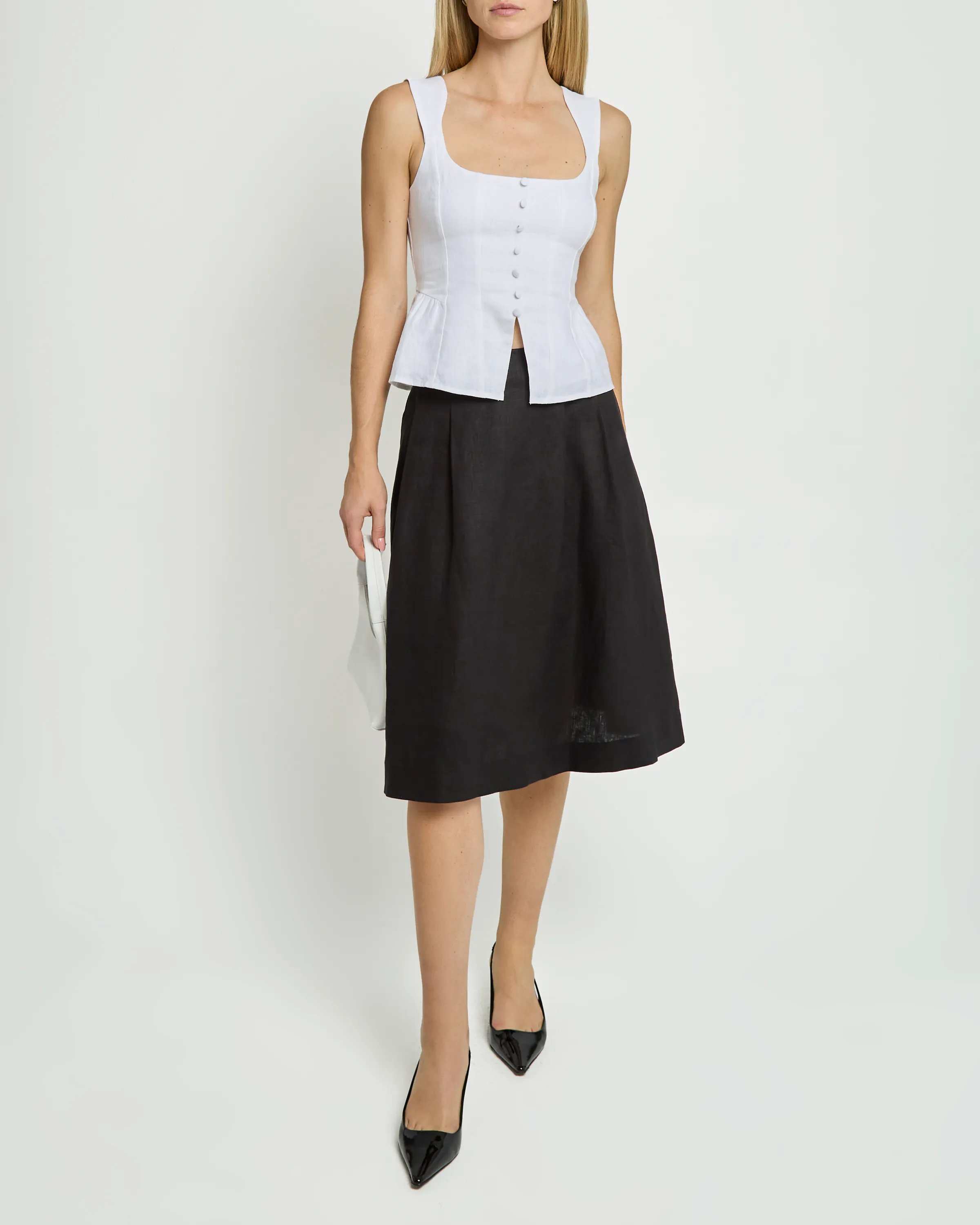 Inaya Linen Top