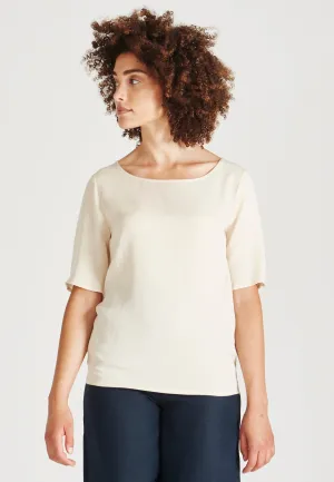 ISLA Blouse Shirt Made From TENCEL™ Lyocell - Off White (Tencel) Givn Berlin