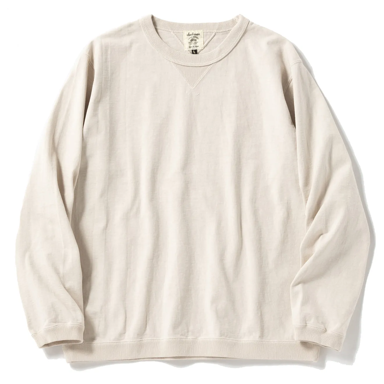 Jackman Dotsume Rib L/S T-Shirt Birch