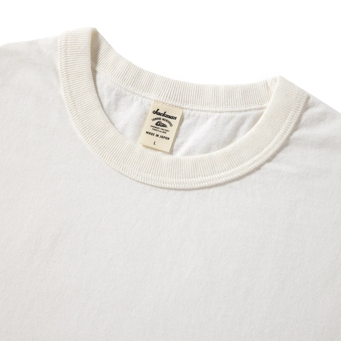 Jackman Lead-Off LS T-shirt White