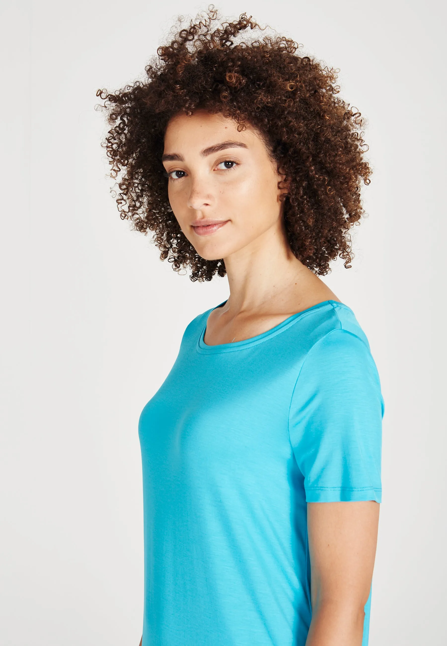Jersey dress NATHALIE in TENCEL™ Lyocell - Scuba Blue (Tencel) Givn Berlin