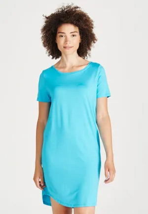 Jersey dress NATHALIE in TENCEL™ Lyocell - Scuba Blue (Tencel) Givn Berlin