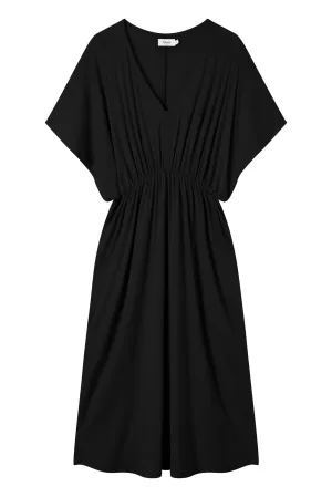 Jersey dress VIOLET in TENCEL™ Lyocell - Black (Tencel) Givn Berlin
