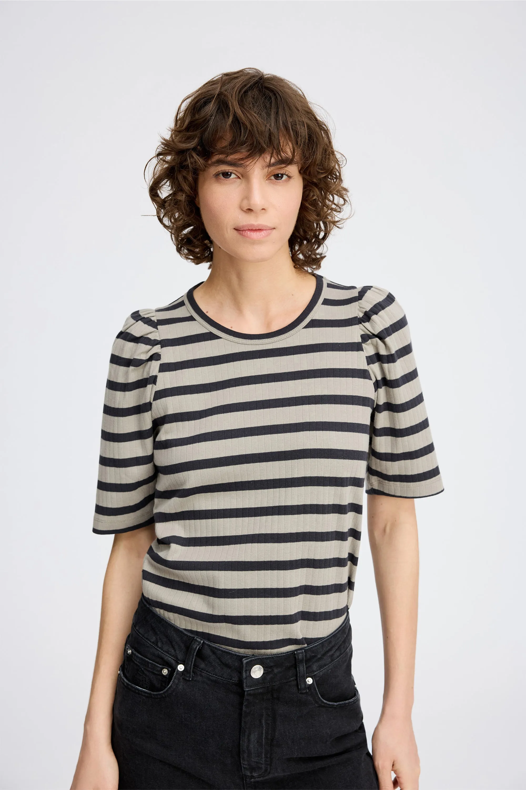 JIKOLAZ - STRIPE KHAKI Munthe