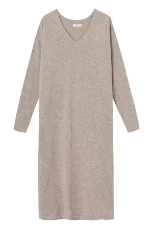 JOSEPHINE recycled wool knit dress - Beige Givn Berlin