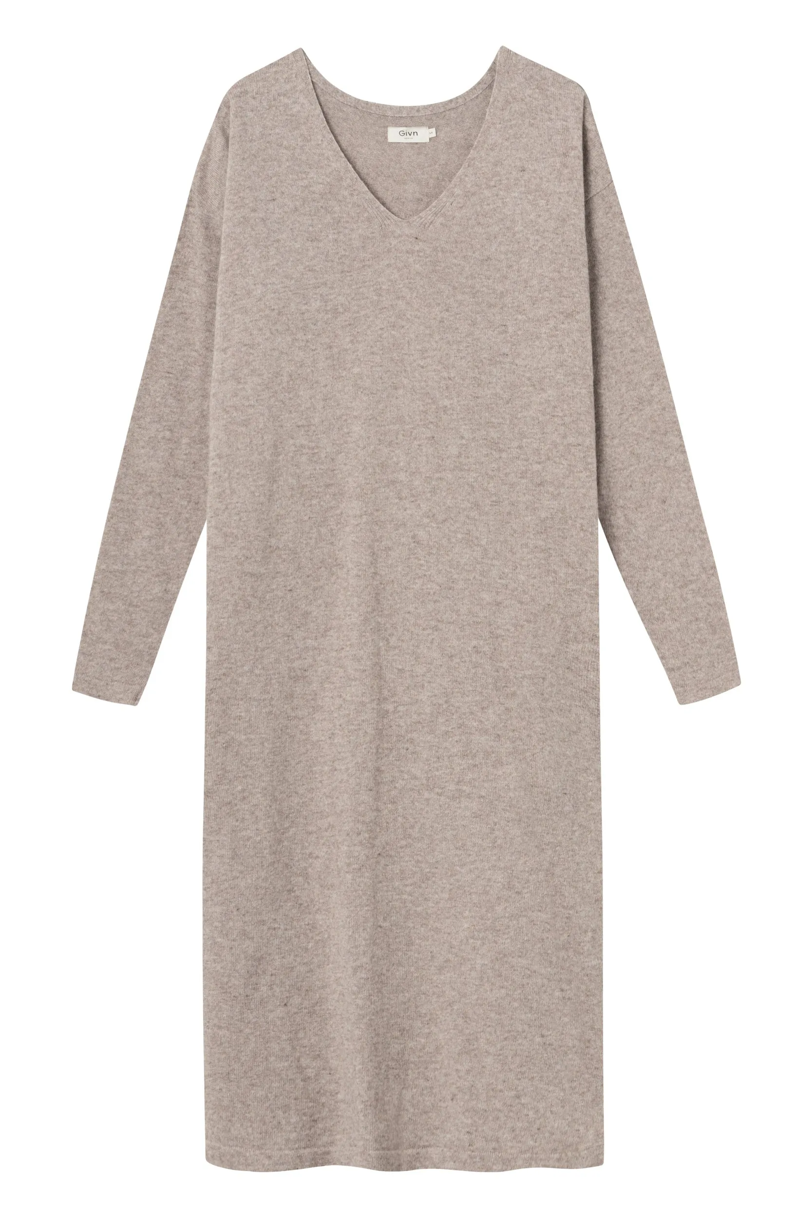 JOSEPHINE recycled wool knit dress - Beige Givn Berlin