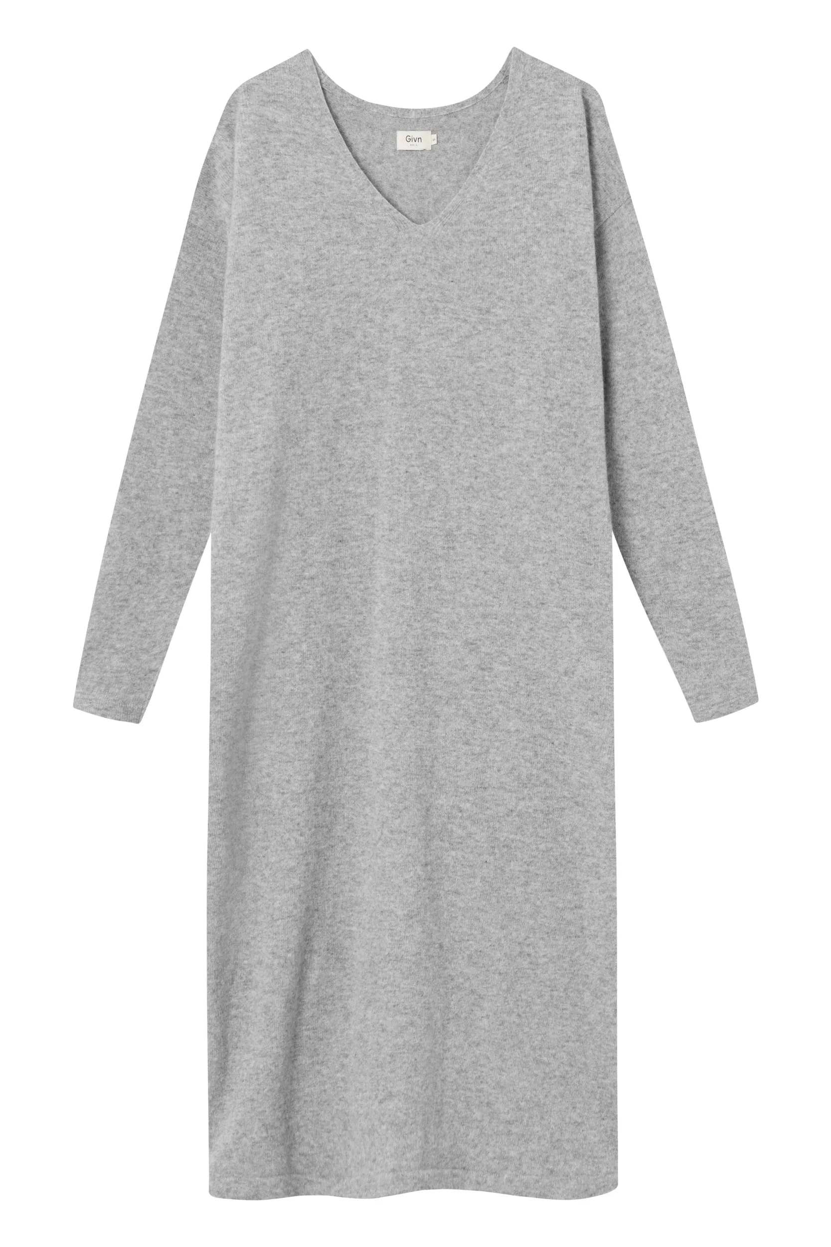 JOSEPHINE recycled wool knit dress - Light Grey Givn Berlin