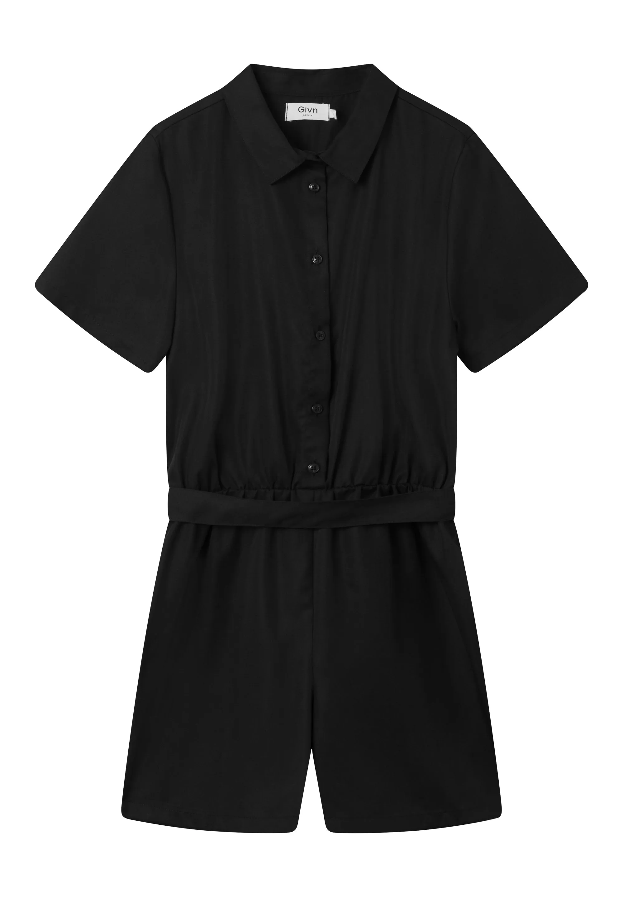 Jumpsuit CASSIE from TENCEL™ REFIBRA™  - Black (Refibra) Givn Berlin