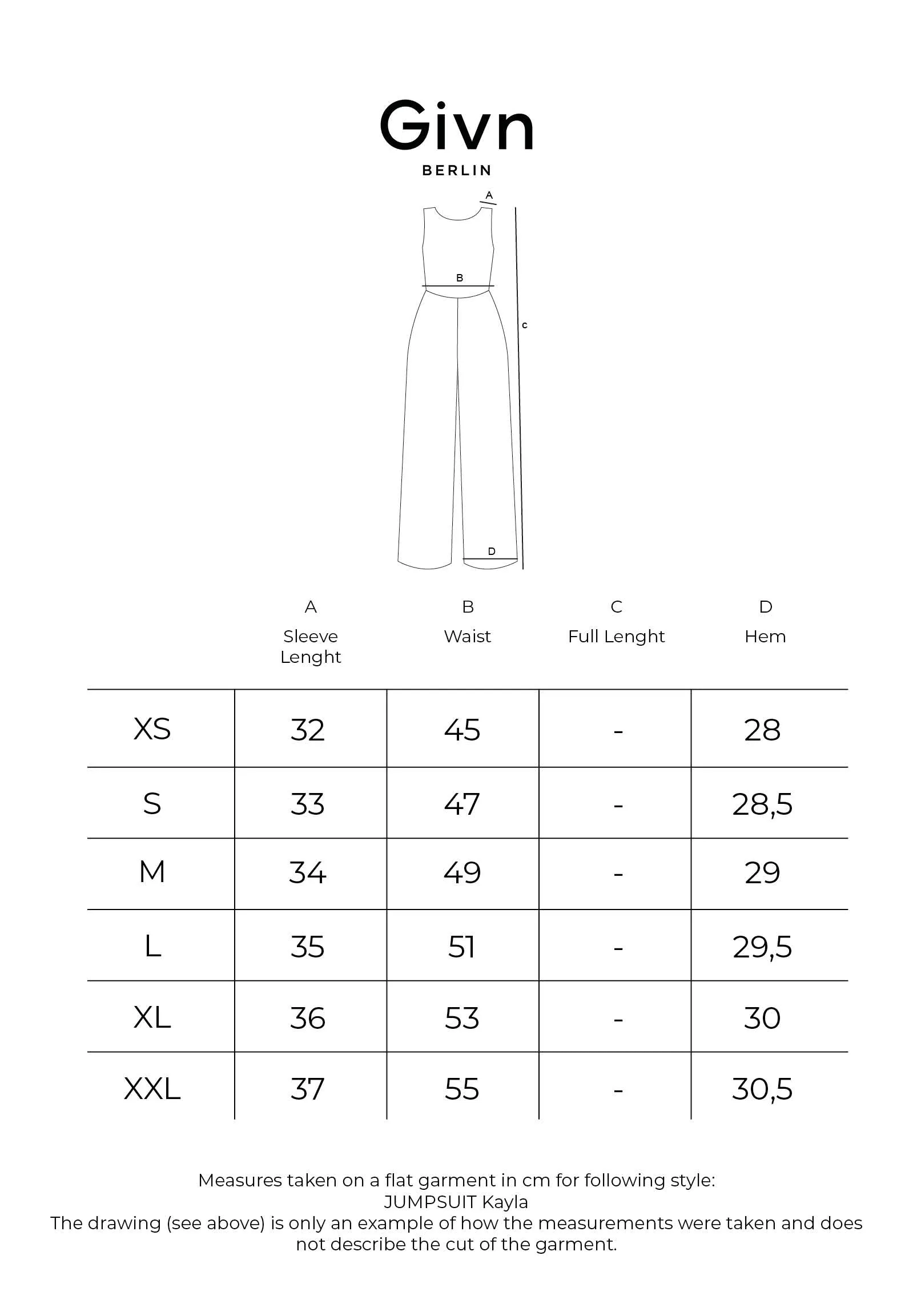 Jumpsuit GBKAYLA in organic cotton muslin - Nightshade Blue (muslin) Givn Berlin