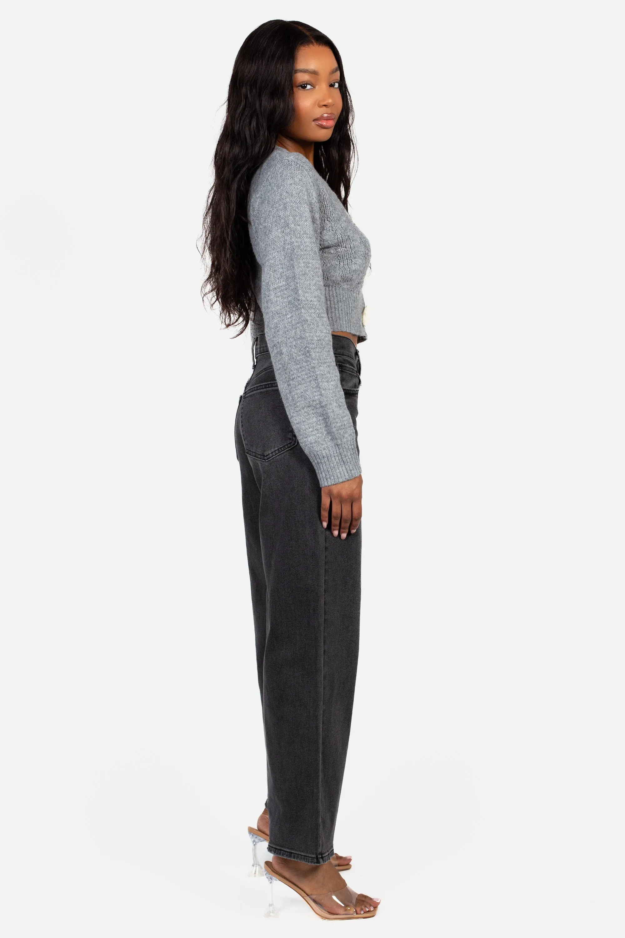 Just Black Denim Relaxed Vintage Straight Jeans