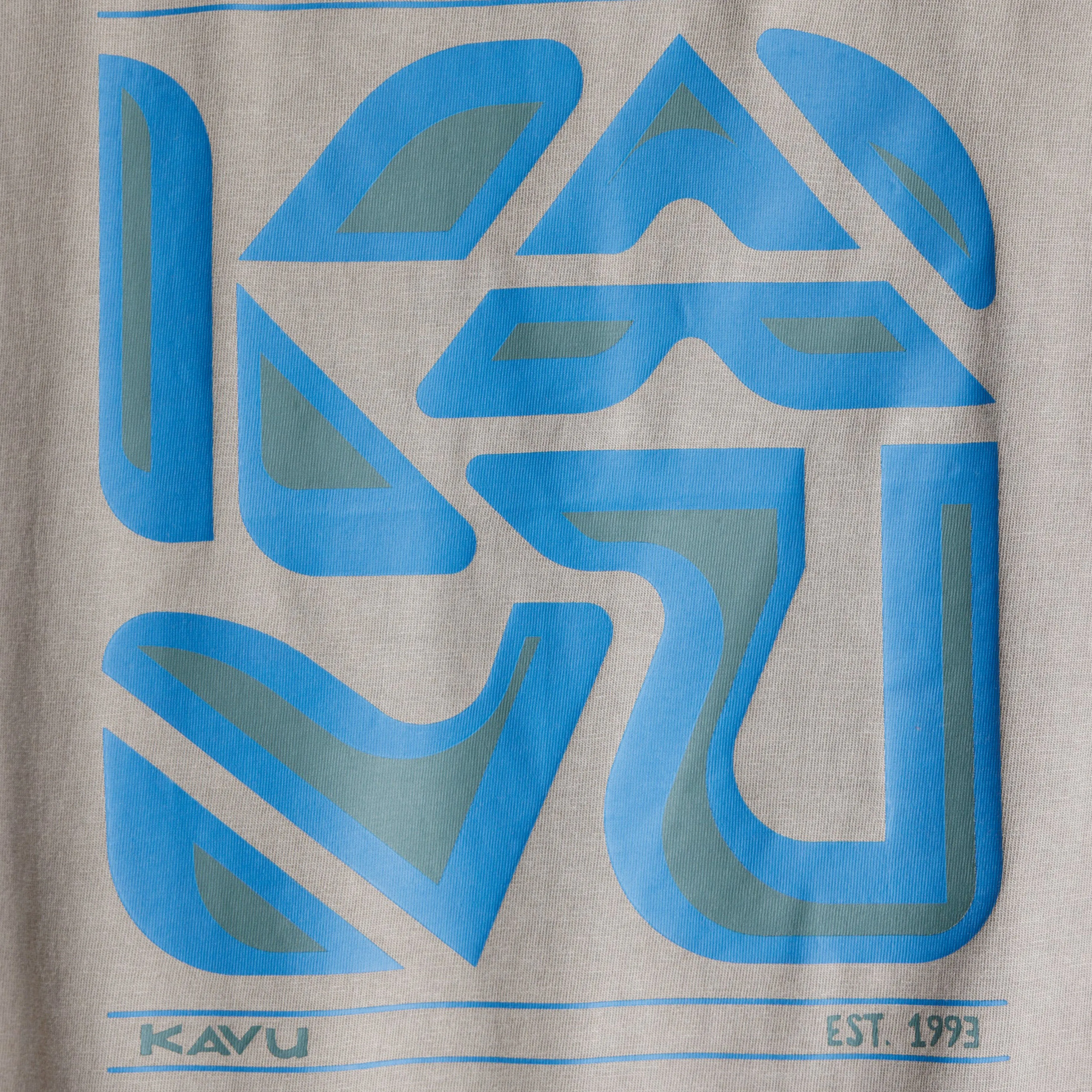 Kavu Cubed S/S Tee Greige