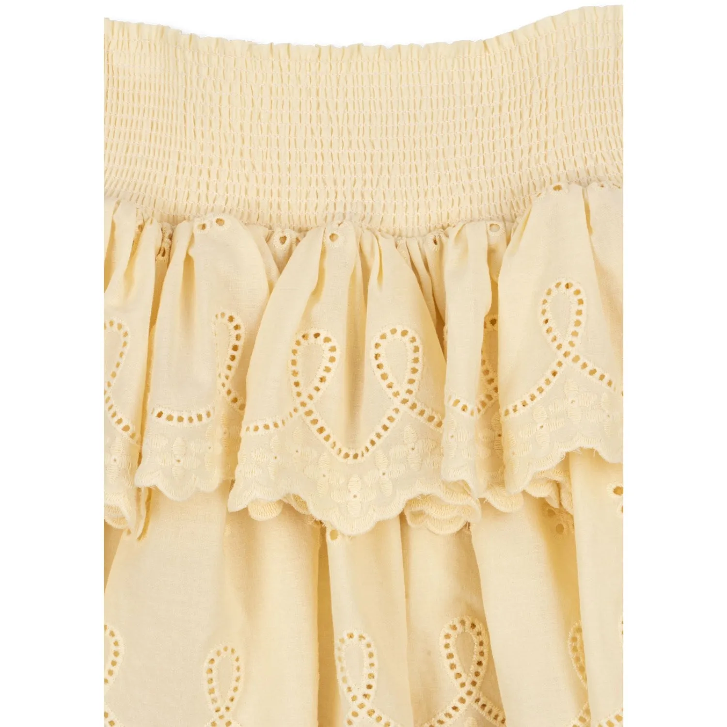 Konges Sljd Cloud Cream Posey Smock Skirt