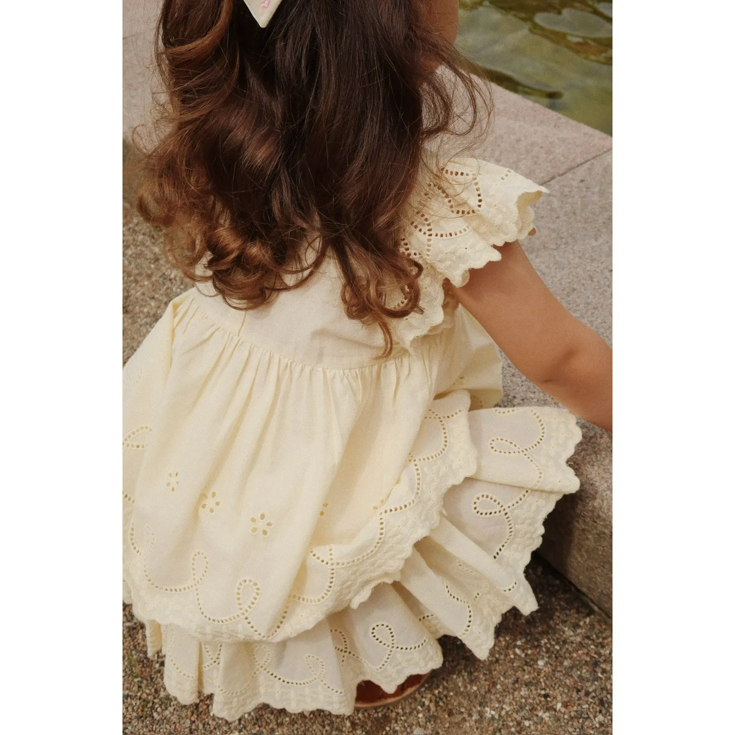 Konges Sljd Cloud Cream Posey Smock Skirt