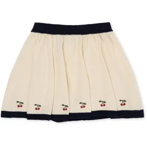 Konges Sljd Off White Venton Strik Skirt