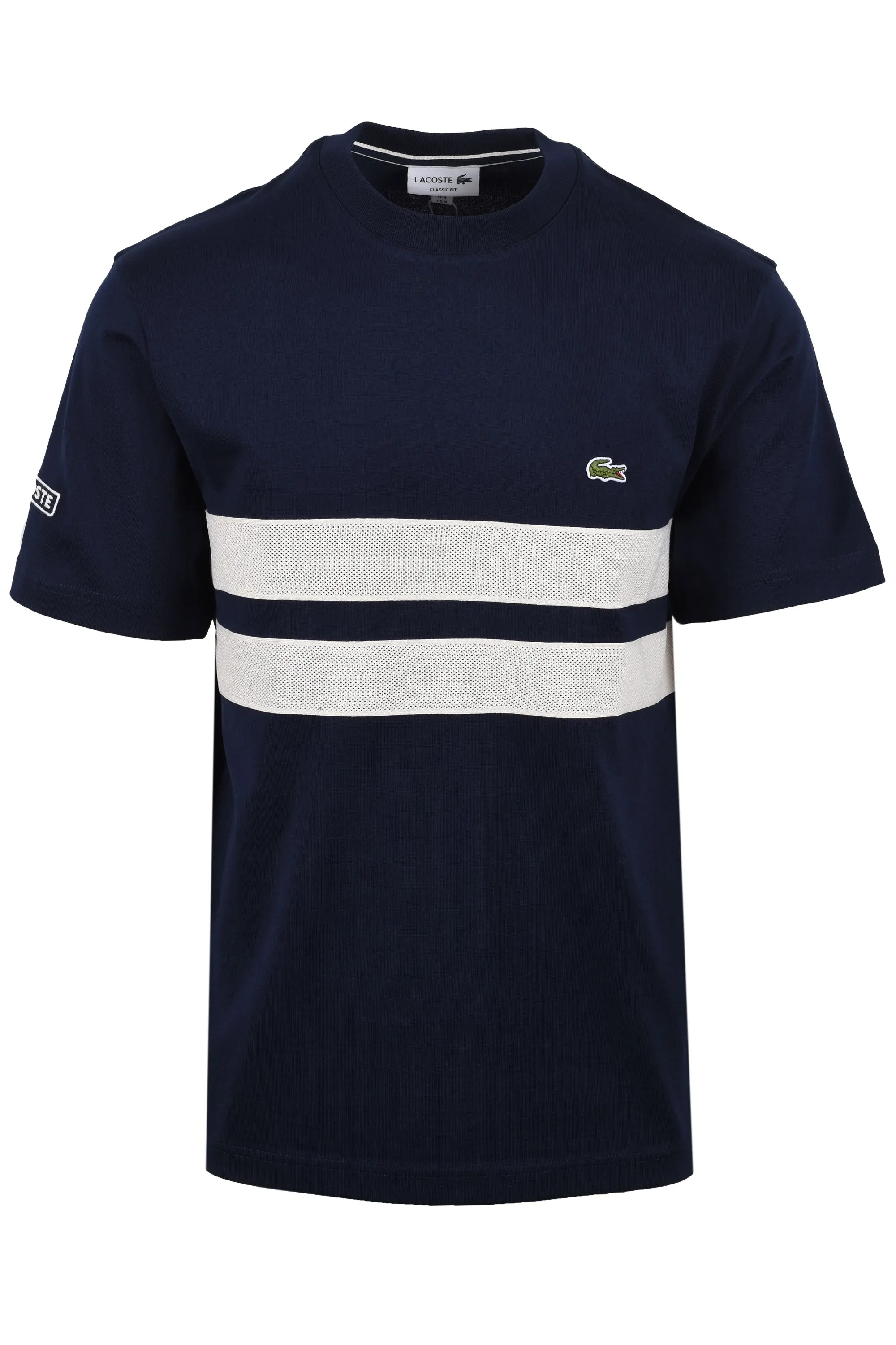Lacoste Stripe T-shirt Navy Blue