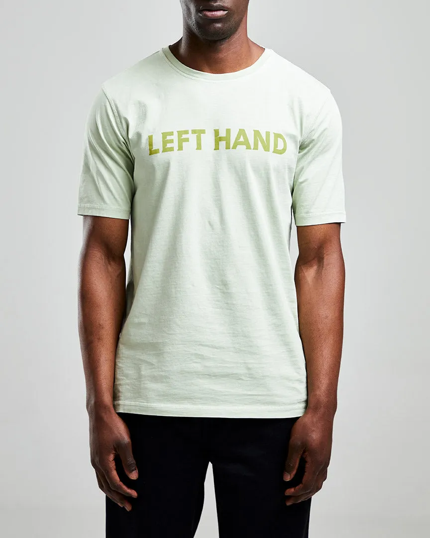 Left Hand Hand Tee Light Green