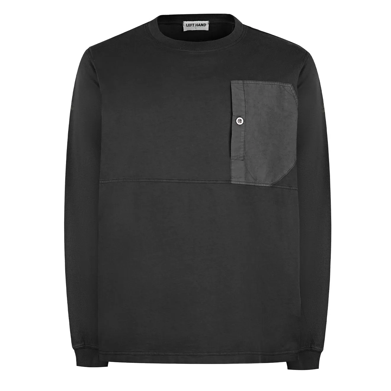 Left Hand L/S Pocket Tee Black