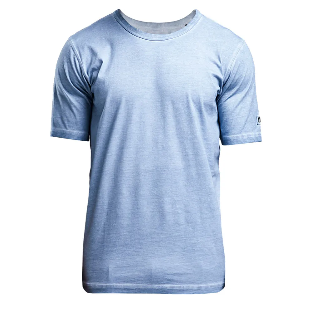 Left Hand Patch Tee Light Blue