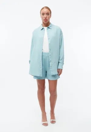 Linen blouse GBCOSIMA oversize - Irish Mint (Linen) Givn Berlin