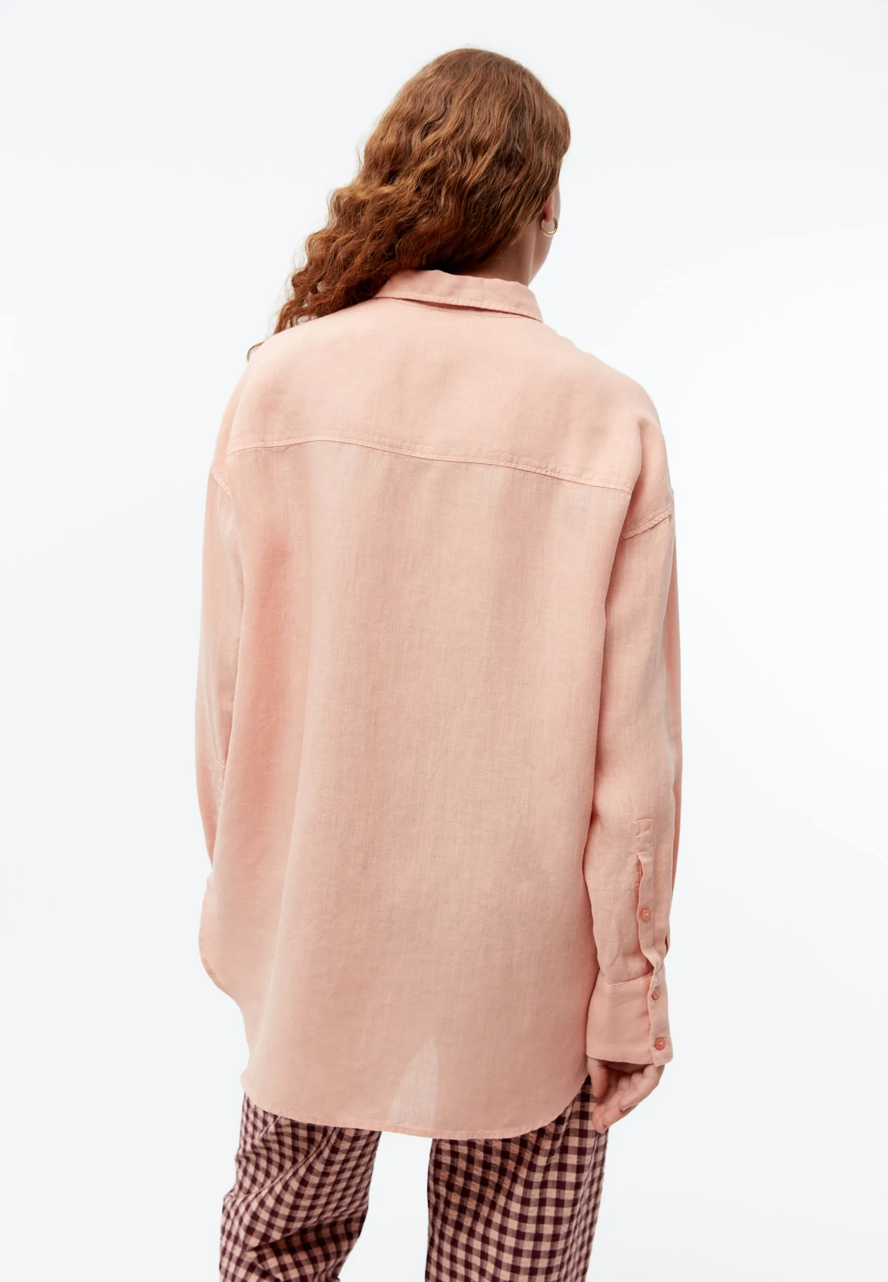 Linen blouse GBCOSIMA oversize - Light Apricot (Linen) Givn Berlin