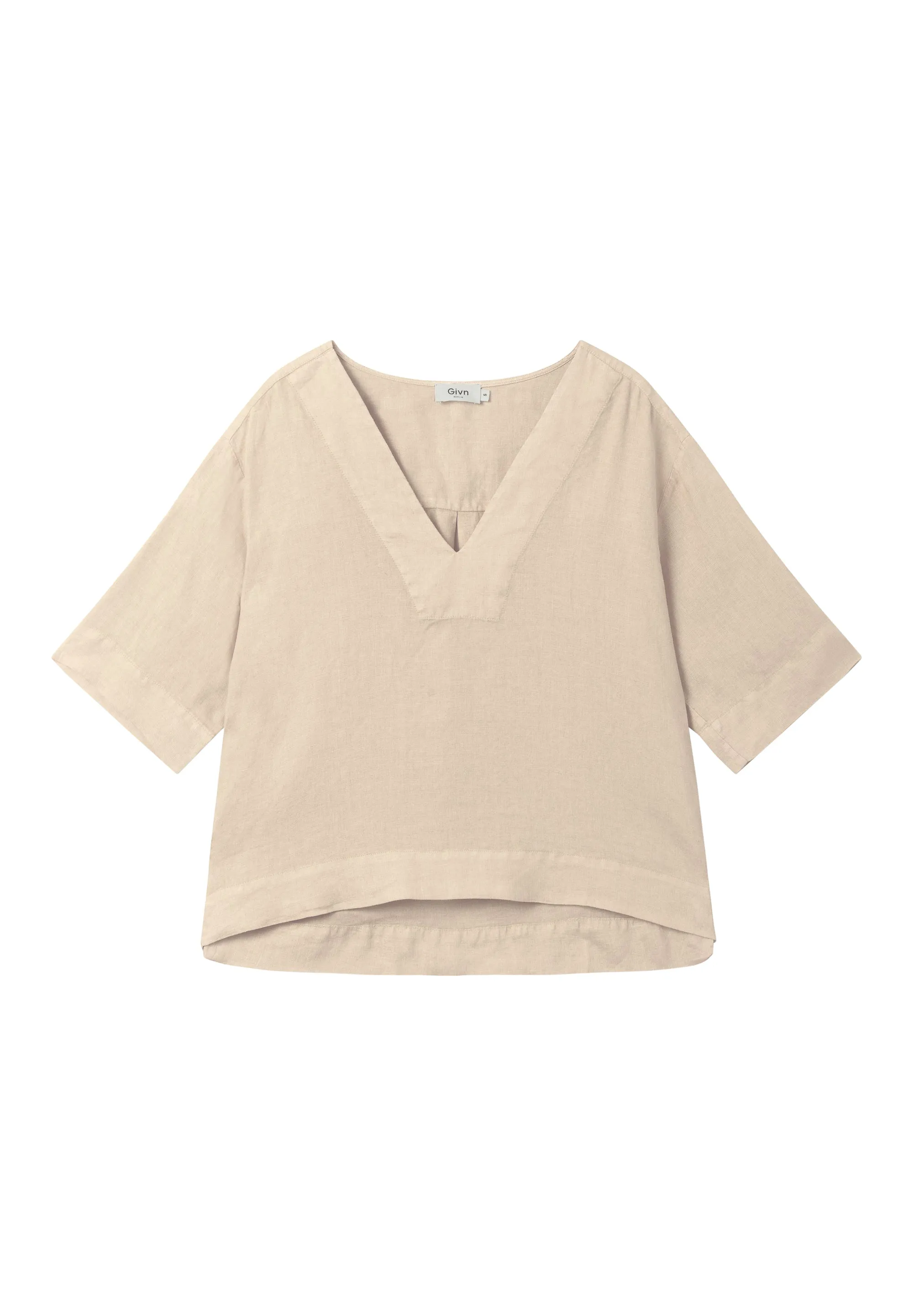 Linen blouse shirt HARPER - Beige (Linen) Givn Berlin