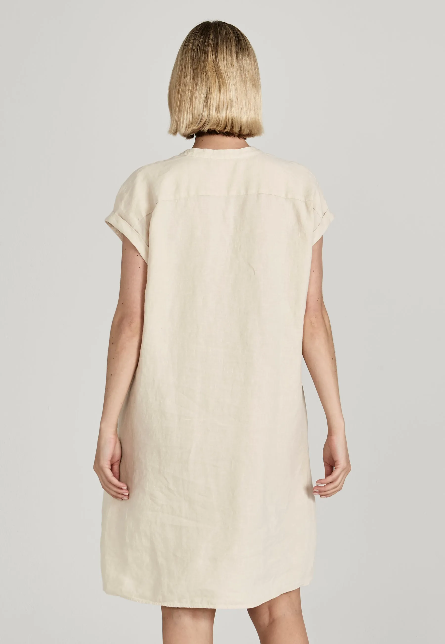 Linen dress BIANCA - Beige (Linen) Givn Berlin