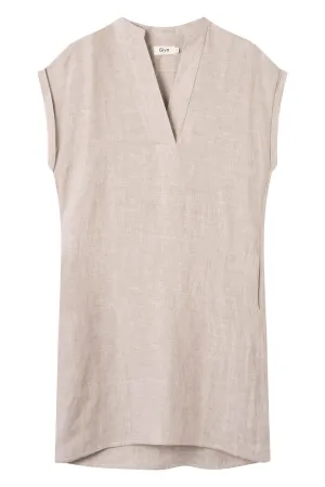 Linen dress BIANCA - Camel (Linen) Givn Berlin