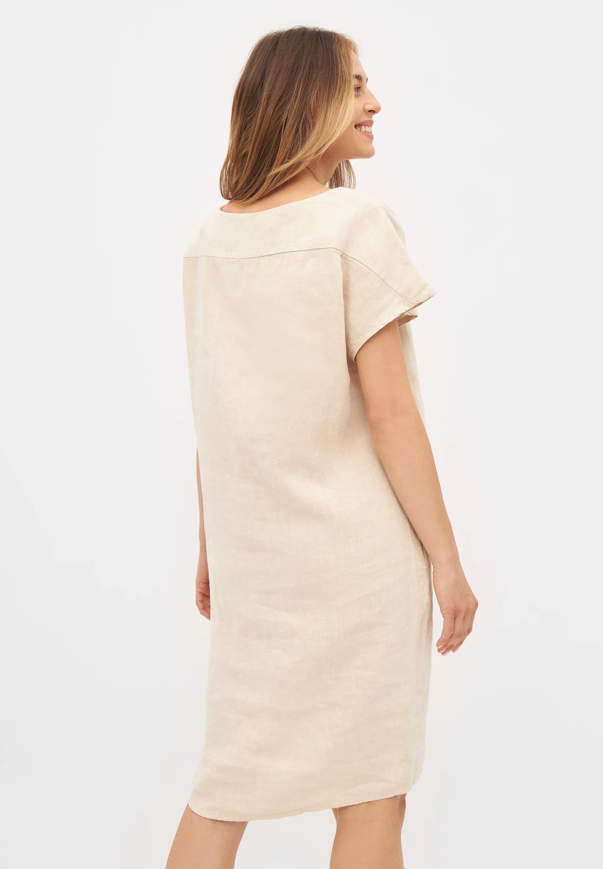 Linen dress BLAIR - Beige (Linen) Givn Berlin