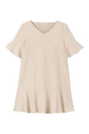 Linen dress HILDA in linen - Beige (Linen) Givn Berlin