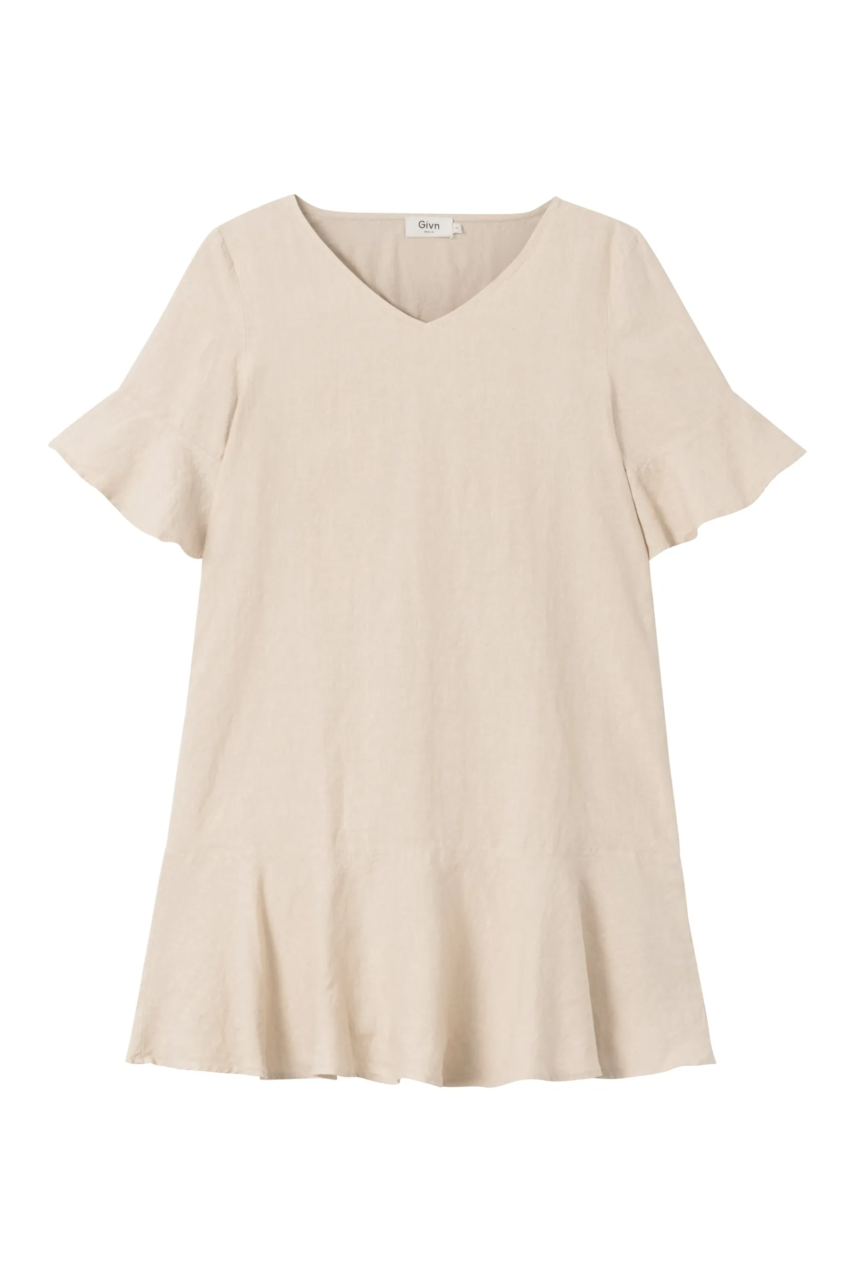 Linen dress HILDA in linen - Beige (Linen) Givn Berlin