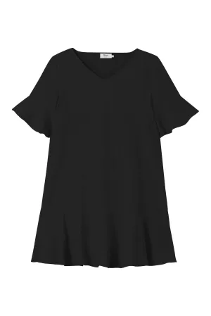 Linen dress HILDA made of linen - Black (Linen) Givn Berlin