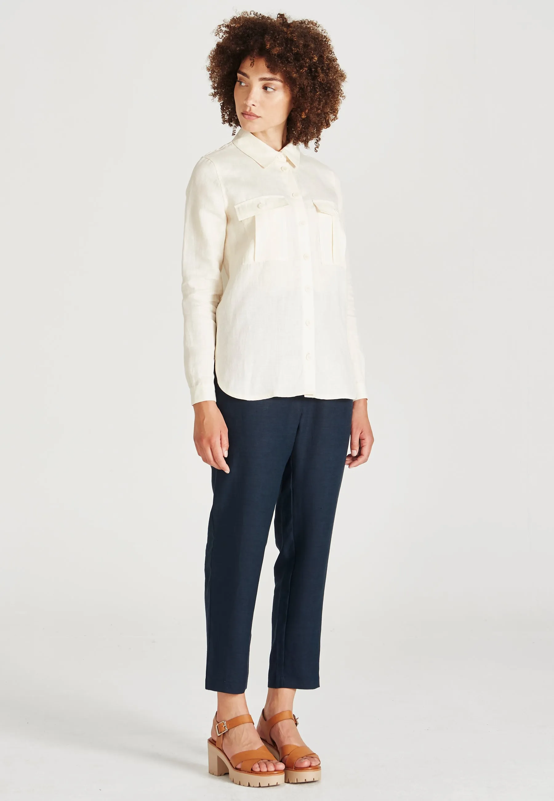Linen shirt NORA -Off White (Linen) Givn Berlin
