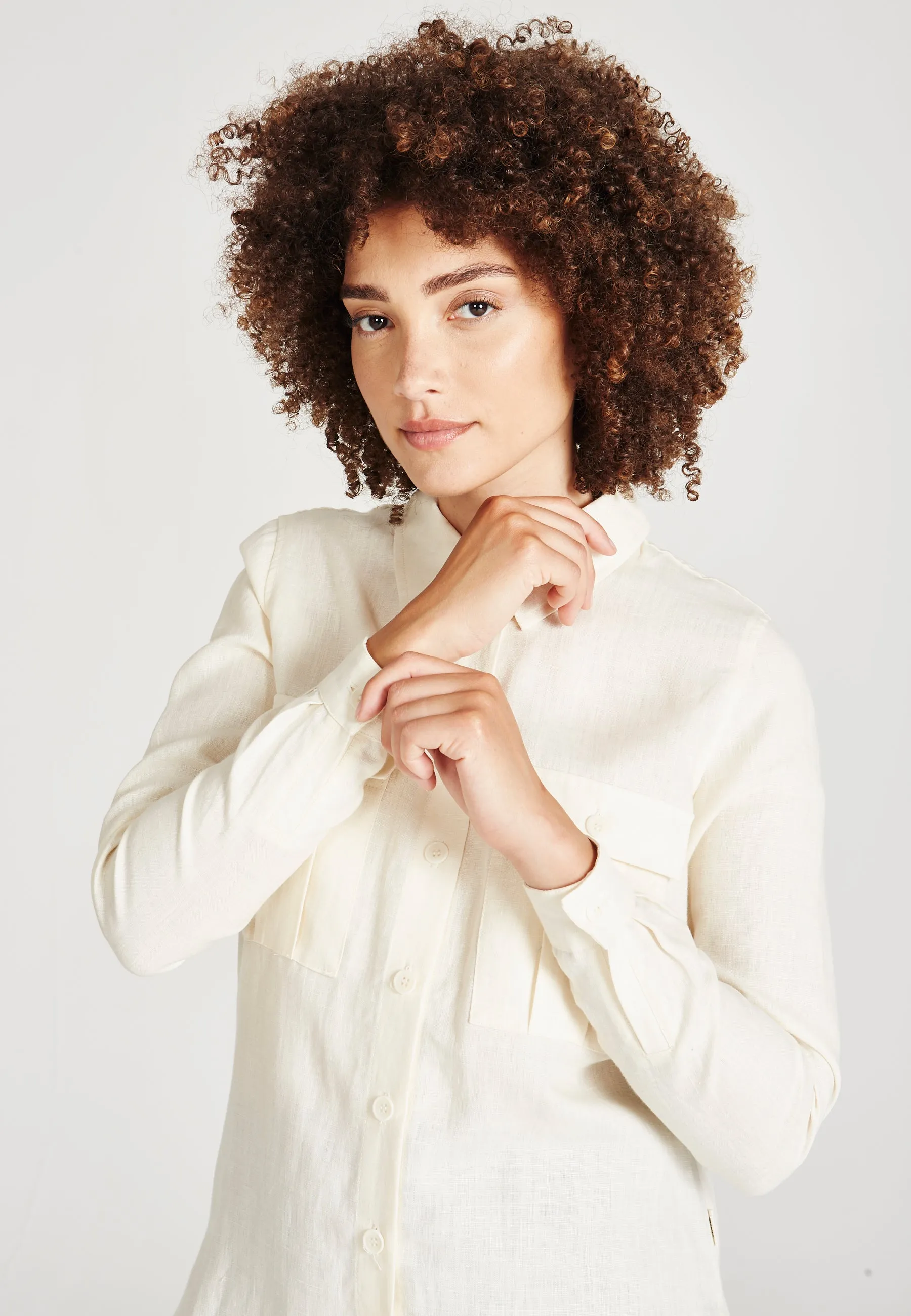 Linen shirt NORA -Off White (Linen) Givn Berlin