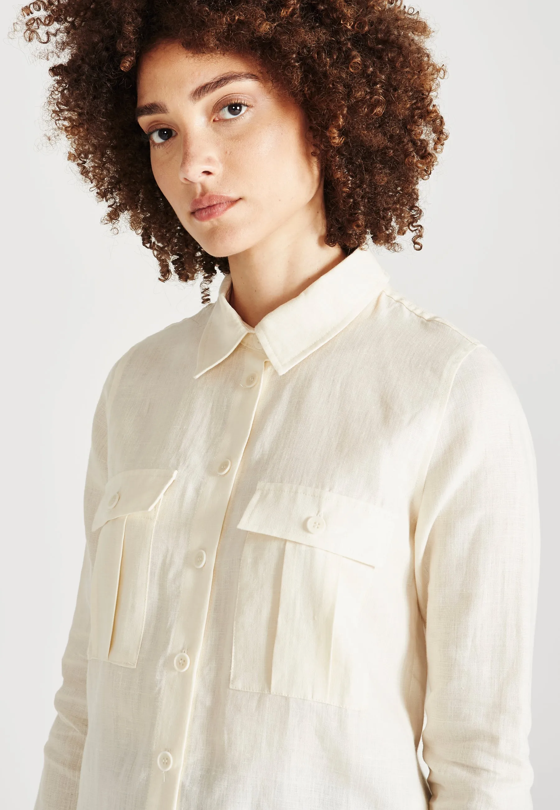 Linen shirt NORA -Off White (Linen) Givn Berlin