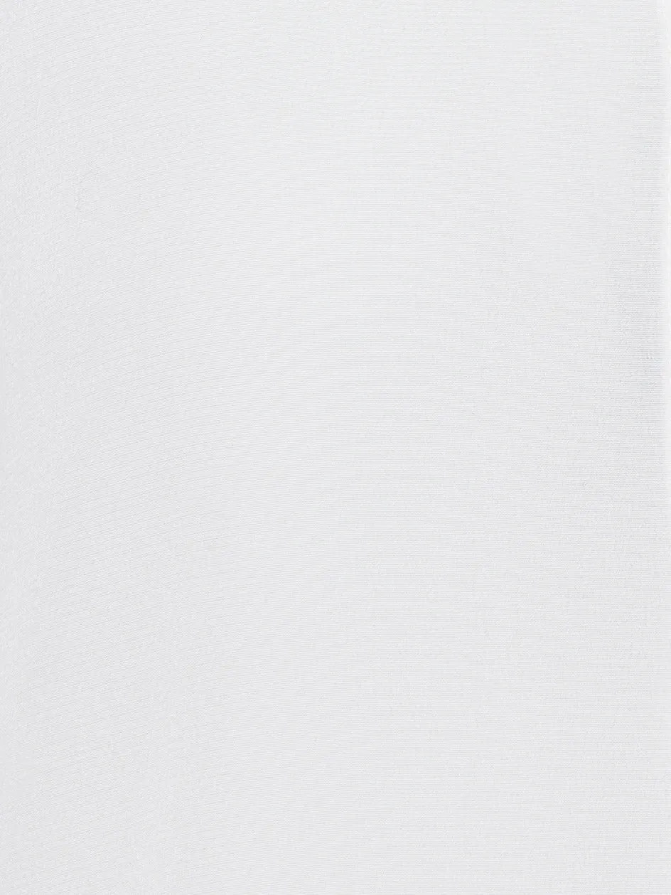 Long Sleeve Silk Blouse with Stand-up Collar Akris