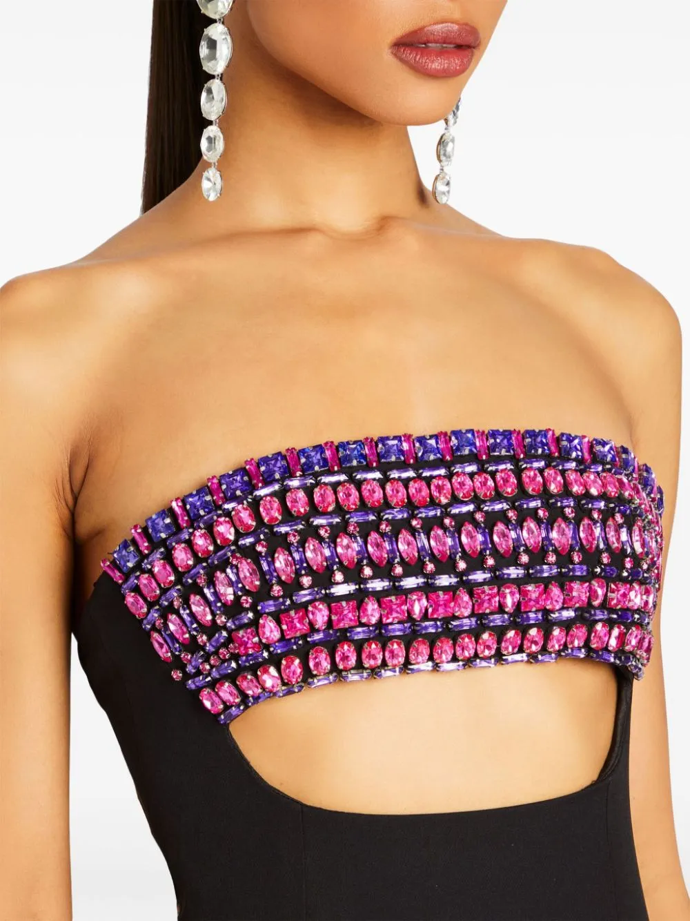 MARTINI MINI DRESS WITH CRYSTAL EMBELLISHMENTS Gloria Lanvin