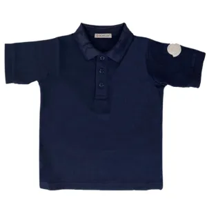Moncler Maglia Polo Manica Navy