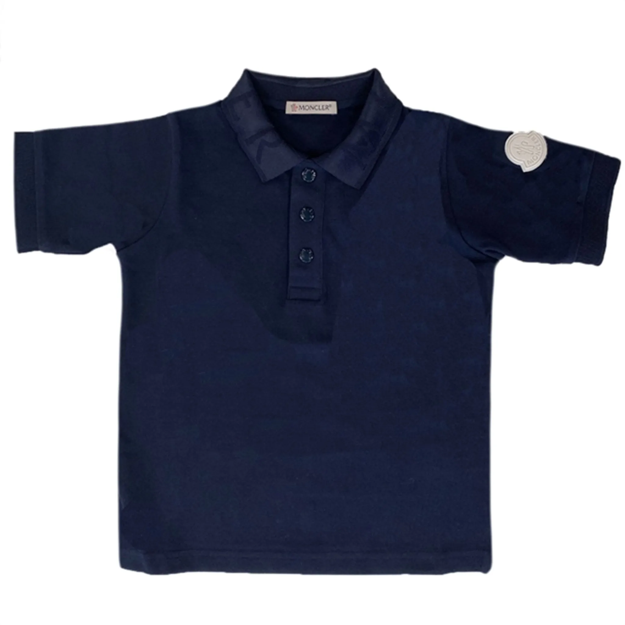 Moncler Maglia Polo Manica Navy