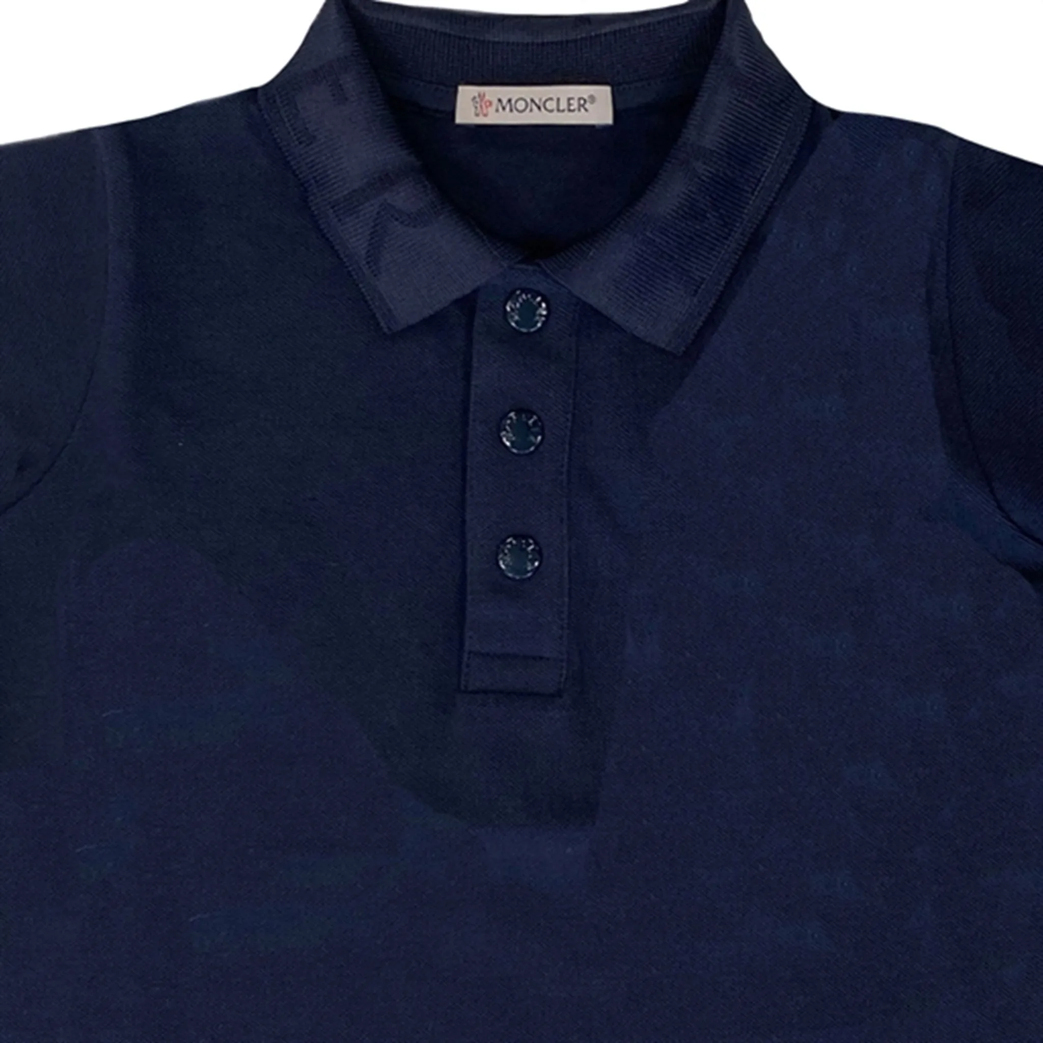 Moncler Maglia Polo Manica Navy