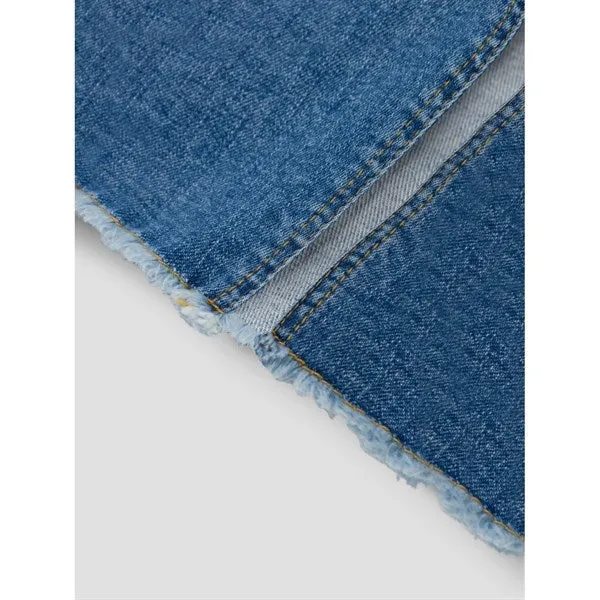 Name it Medium Blue Denim Kylie Wide Long Denim Skirt