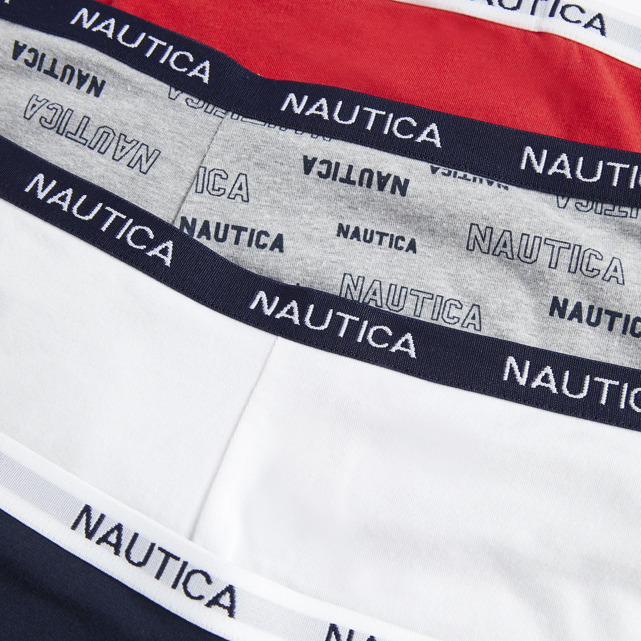 Nautica Womens Plus Logo Boyshort, 4-Pack