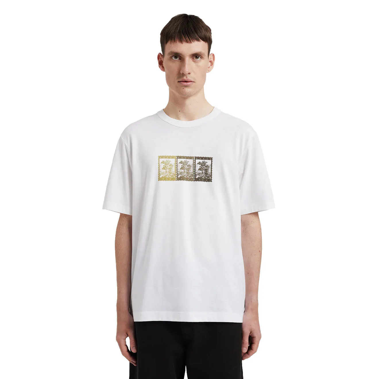 Norse Projects Holger Post Stamp Print T-Shirt White