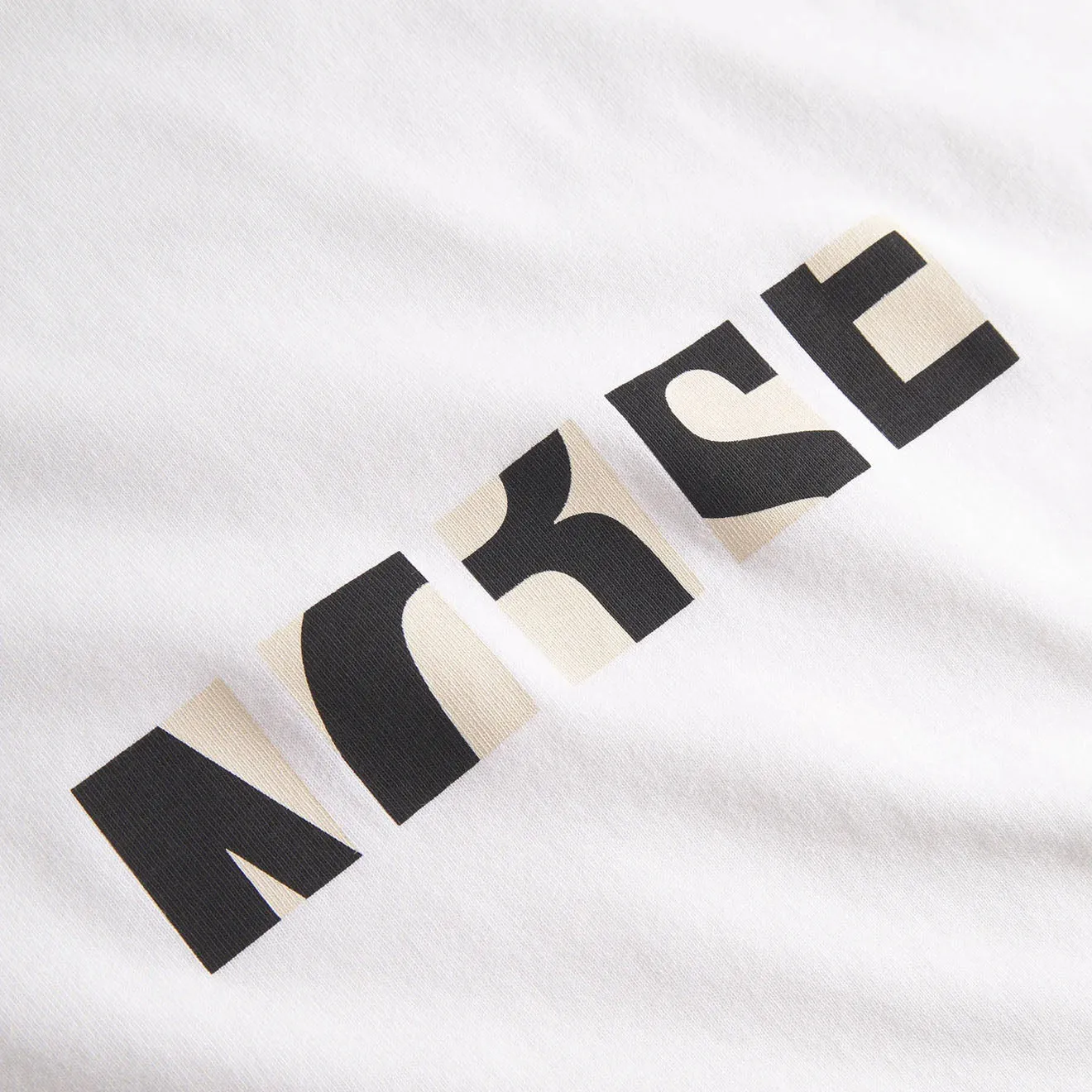 Norse Projects Johannes Organic NORSE Zoom Print T-shirt White