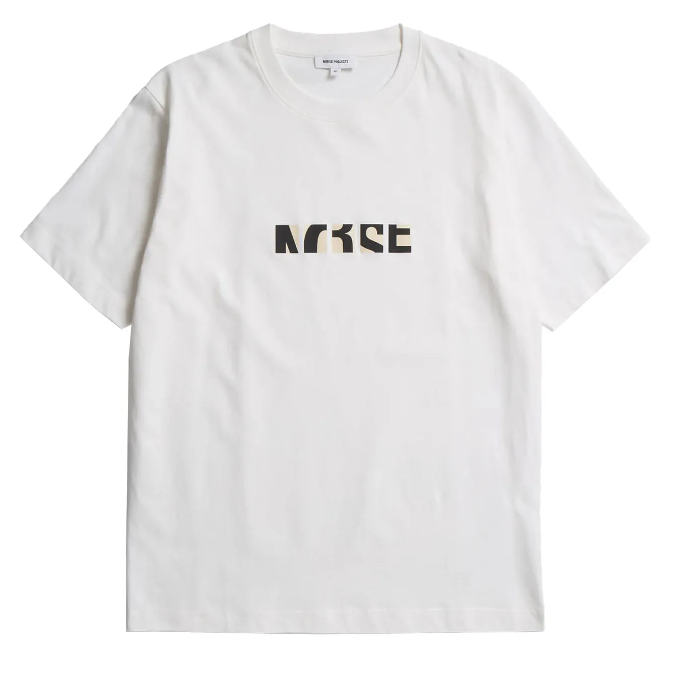 Norse Projects Johannes Organic NORSE Zoom Print T-shirt White