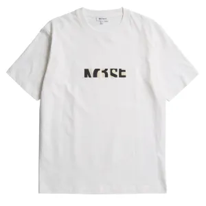 Norse Projects Johannes Organic NORSE Zoom Print T-shirt White