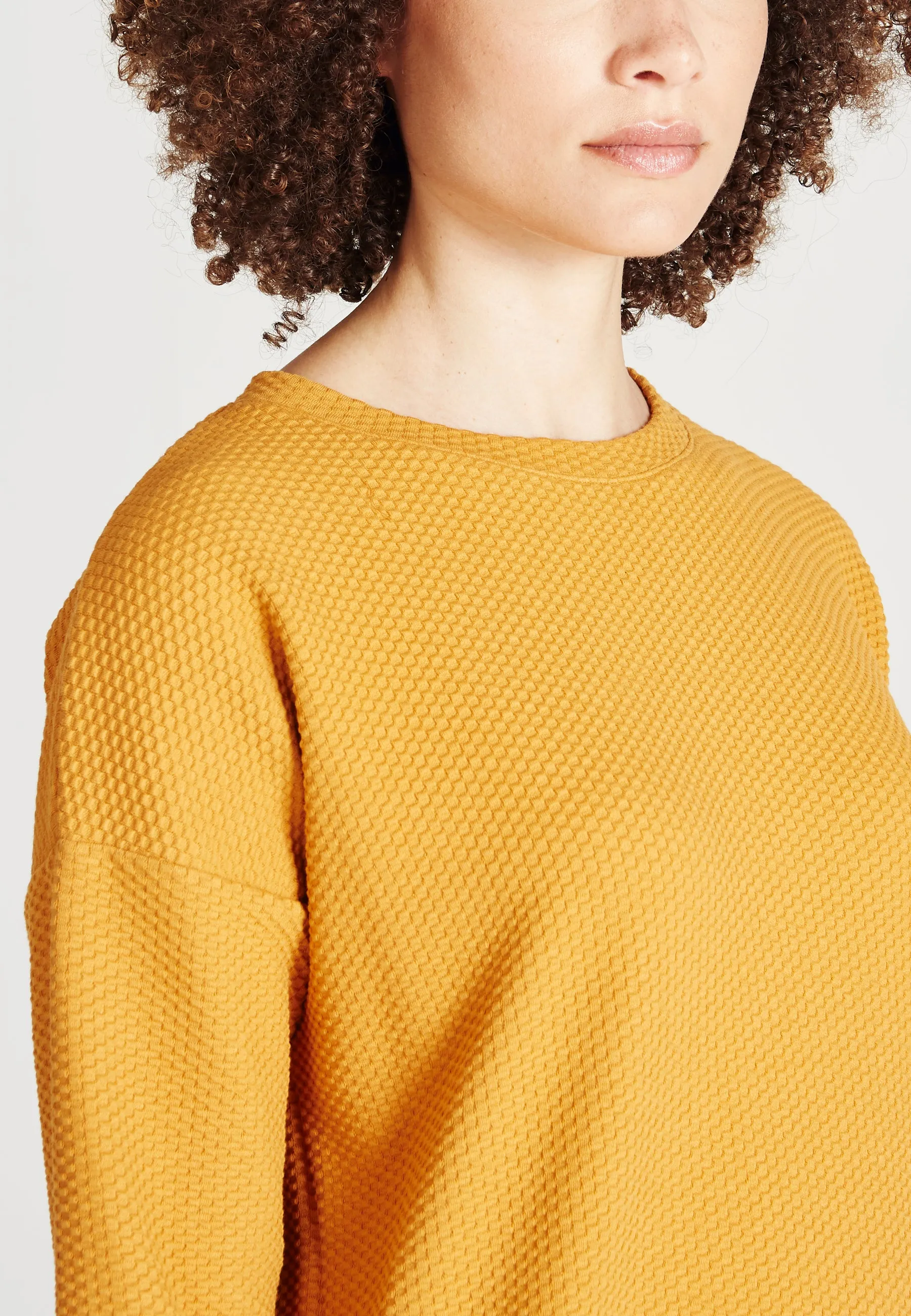 Organic Cotton Dress HELEN - Pecan (Waffle) Givn Berlin